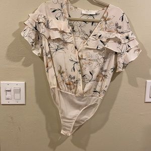 ASTR floral bodysuit